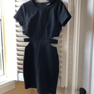 Lulus black midlength dress